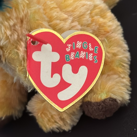 Beanie Babies 1998 Zero the penguin (no tag) and 2002 Jinglepup ornament (mlb) - Picture 4 of 10